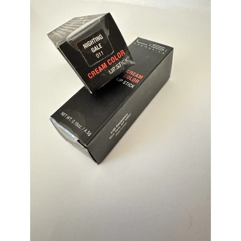 LiSi Cosmetics Cream Color Lipstick Nightingale 011 New Sealed Box